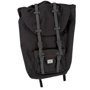 Herschel Backpack Little America Black On Black Laptop Travel Classic Bag Padded